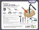 Mažojo archeologo kasinėjimo rinkinys su 6 dinozaurų skeletais