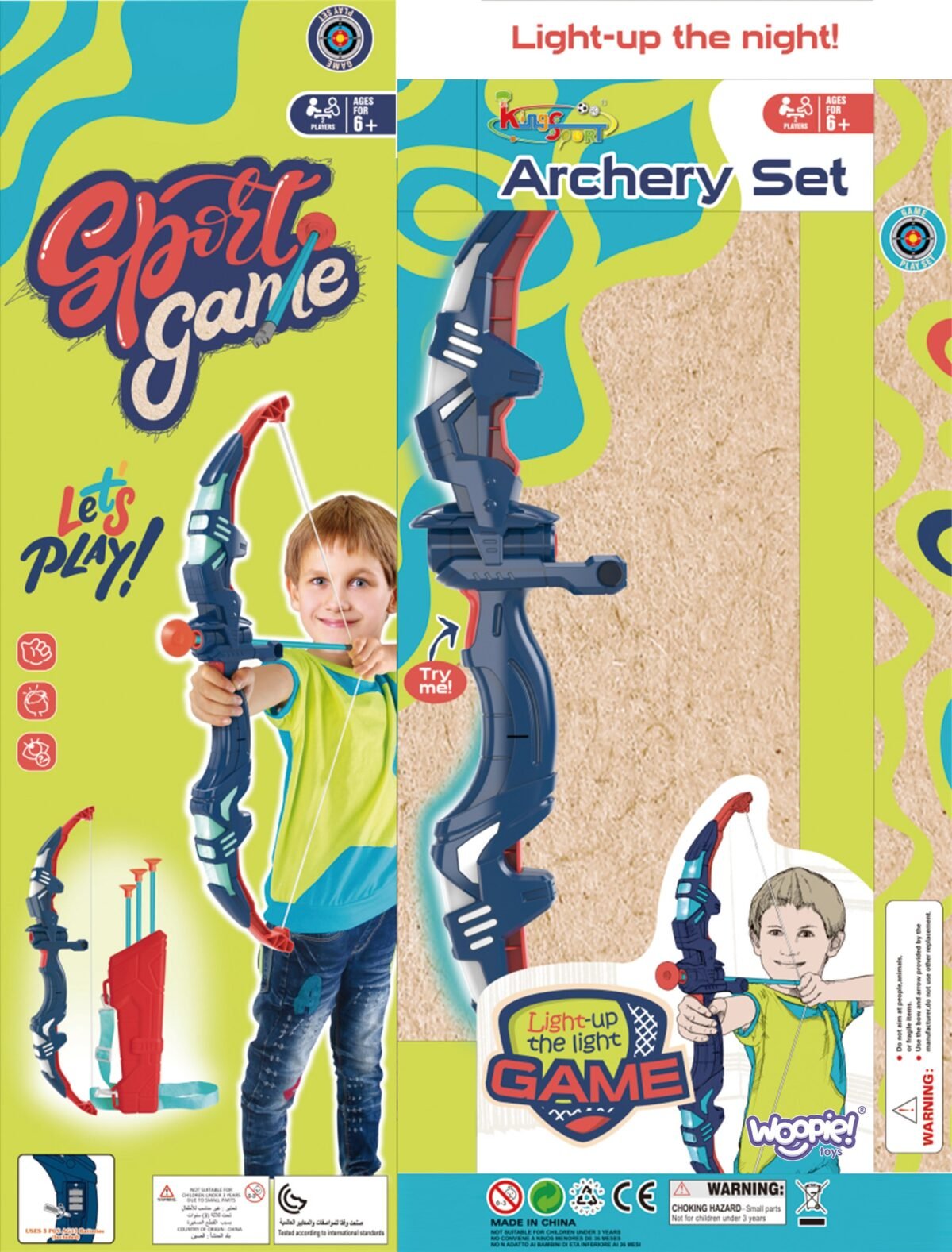 Mažojo lankininko rinkinys su šviečiančiu lanku ir strėlėmis siurbtukais – Paveikslėlis 11