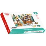 Medinė Alpių gyvūnų ir kraštovaizdžio dėlionė su maišeliu, 49 detalės – Paveikslėlis 5