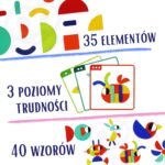 Medinė Montessori lavinamoji dėlionė su 55 detalėmis ir 40 paveikslėlių
