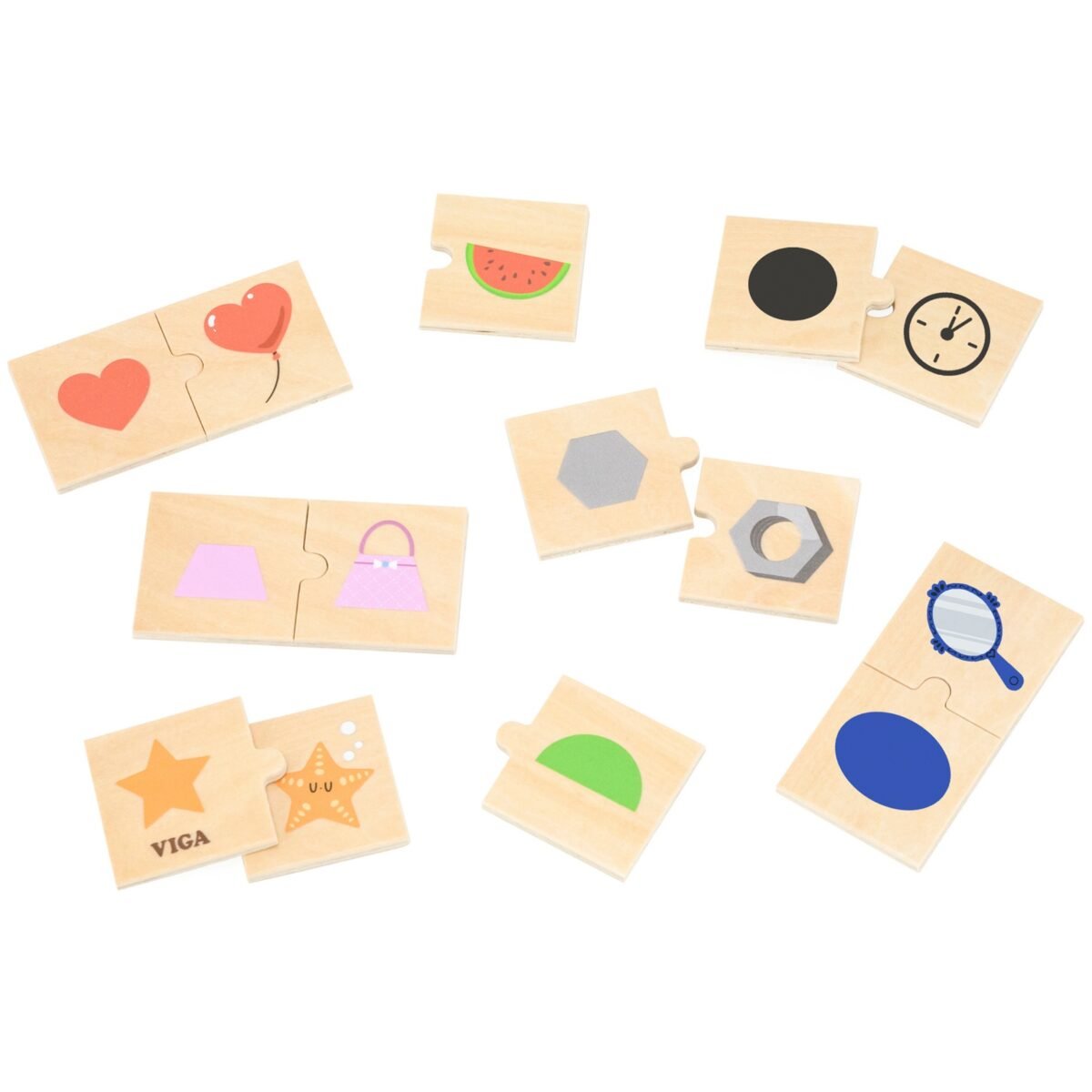 Medinė daiktų šešėlių derinimo dėlionė – Paveikslėlis 3