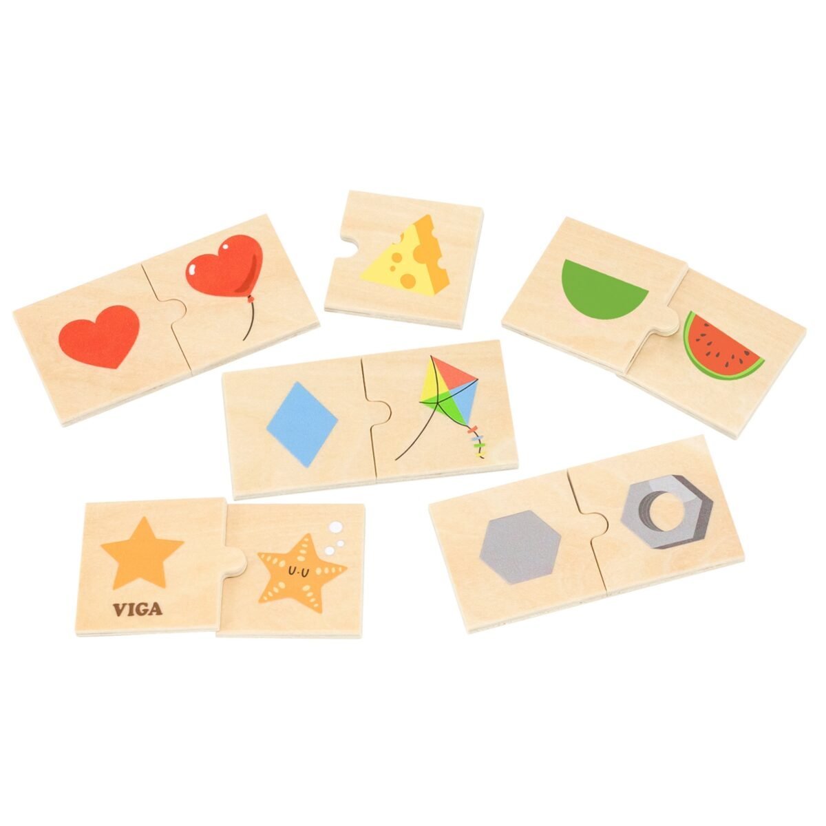 Medinė daiktų šešėlių derinimo dėlionė – Paveikslėlis 4