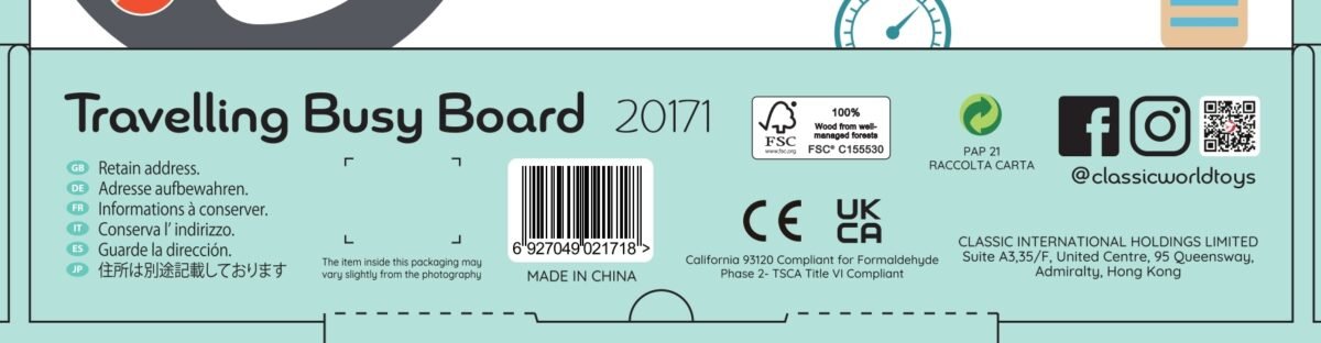 Medinė daugiafunkcė lavinamoji lentelė 6in1 – Paveikslėlis 9