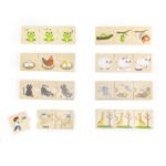 Medinė dėlionė su gyvūnų veiksmais – Paveikslėlis 7