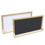 Medinė dvipusė lenta piešimui kreidelėmis ir markeriu – Paveikslėlis 2