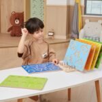 Medinė grafomotorinė lentelė mažosioms raidėms – Paveikslėlis 6