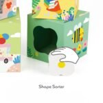 Medinė kaladėlių piramidė su miško motyvais – Paveikslėlis 6