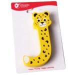 Medinė lavinamoji J raidė su gyvūnėliais