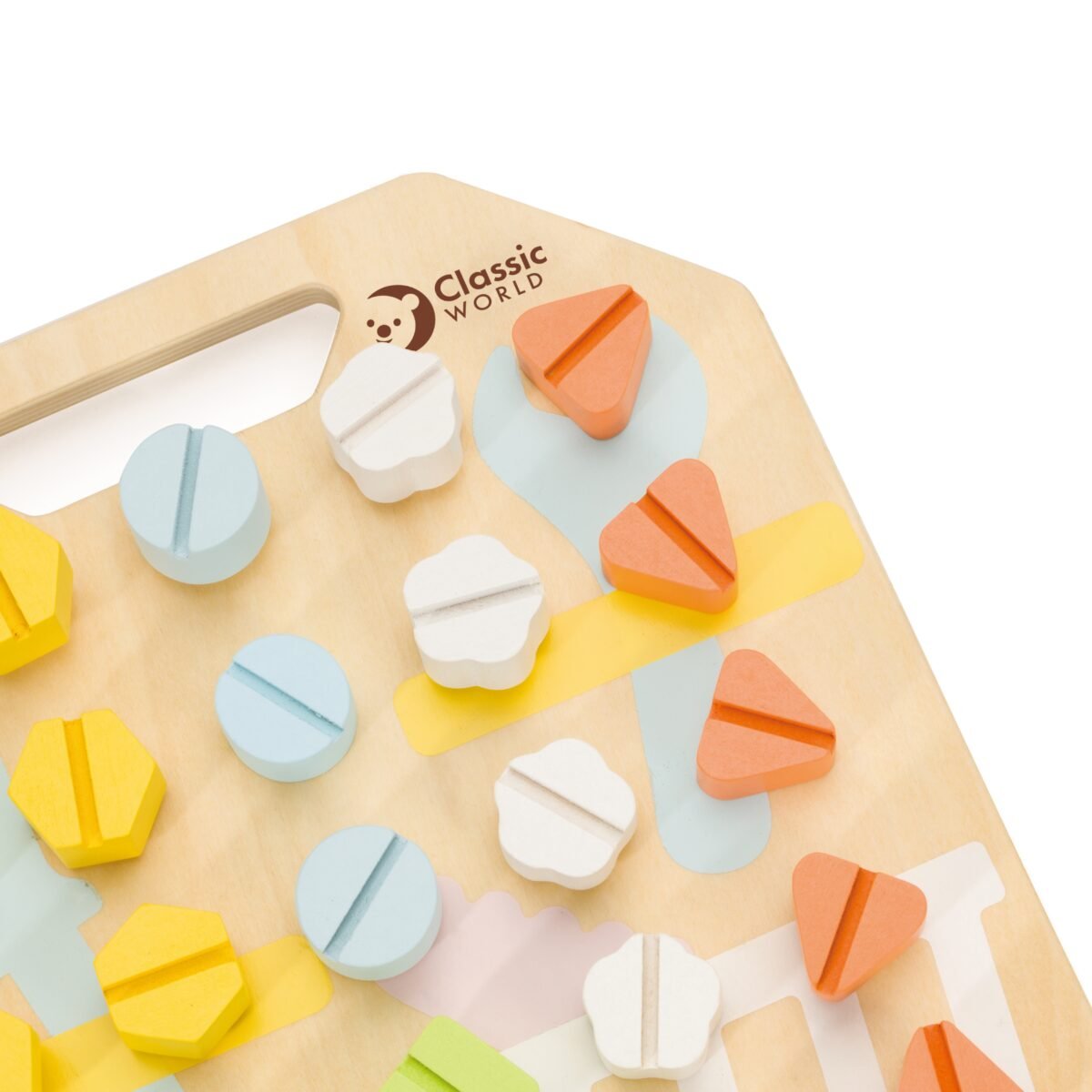 Medinė lavinamoji sraigtelių lenta su atsuktuvu ir kortelėmis – Paveikslėlis 10