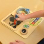 Medinė magnetinė edukacinė lenta su kompasu Montessori – Paveikslėlis 3