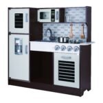 Medinė moderni virtuvėlė su priedais