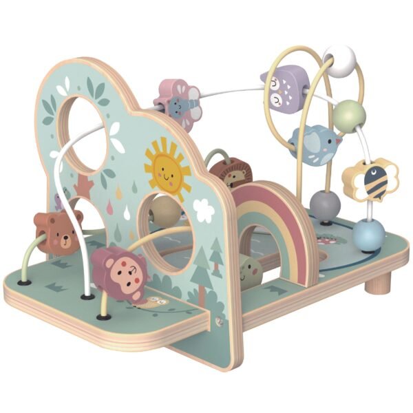 Medinė motorikos lavinimo kilpa su miško labirintu