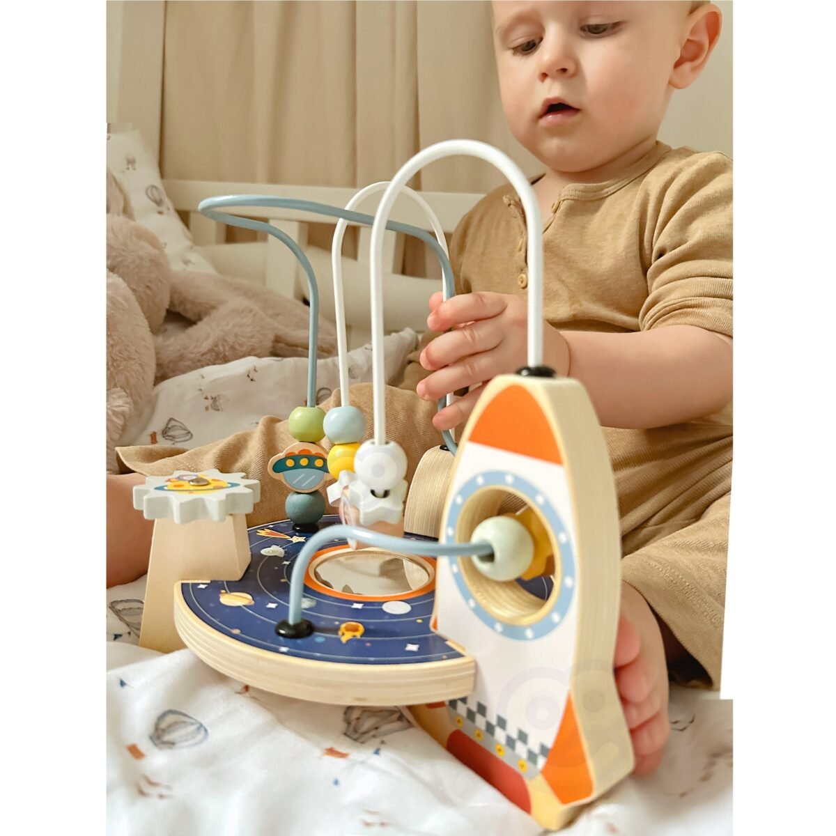 Medinė raketa su motorikos labirintu – Paveikslėlis 2