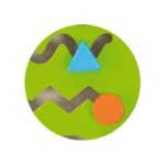 Medinė sieninė sensorinė lavinamoji lentelė krokodilas – Paveikslėlis 4