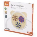 Medinė spalvų ir iliuzijų lenta su besisukančiais ratukais – Paveikslėlis 6