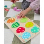 Medinė trijų sluoksnių dinozaurų išsiritimo dėlionė – Paveikslėlis 4