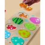 Medinė trijų sluoksnių dinozaurų išsiritimo dėlionė – Paveikslėlis 10