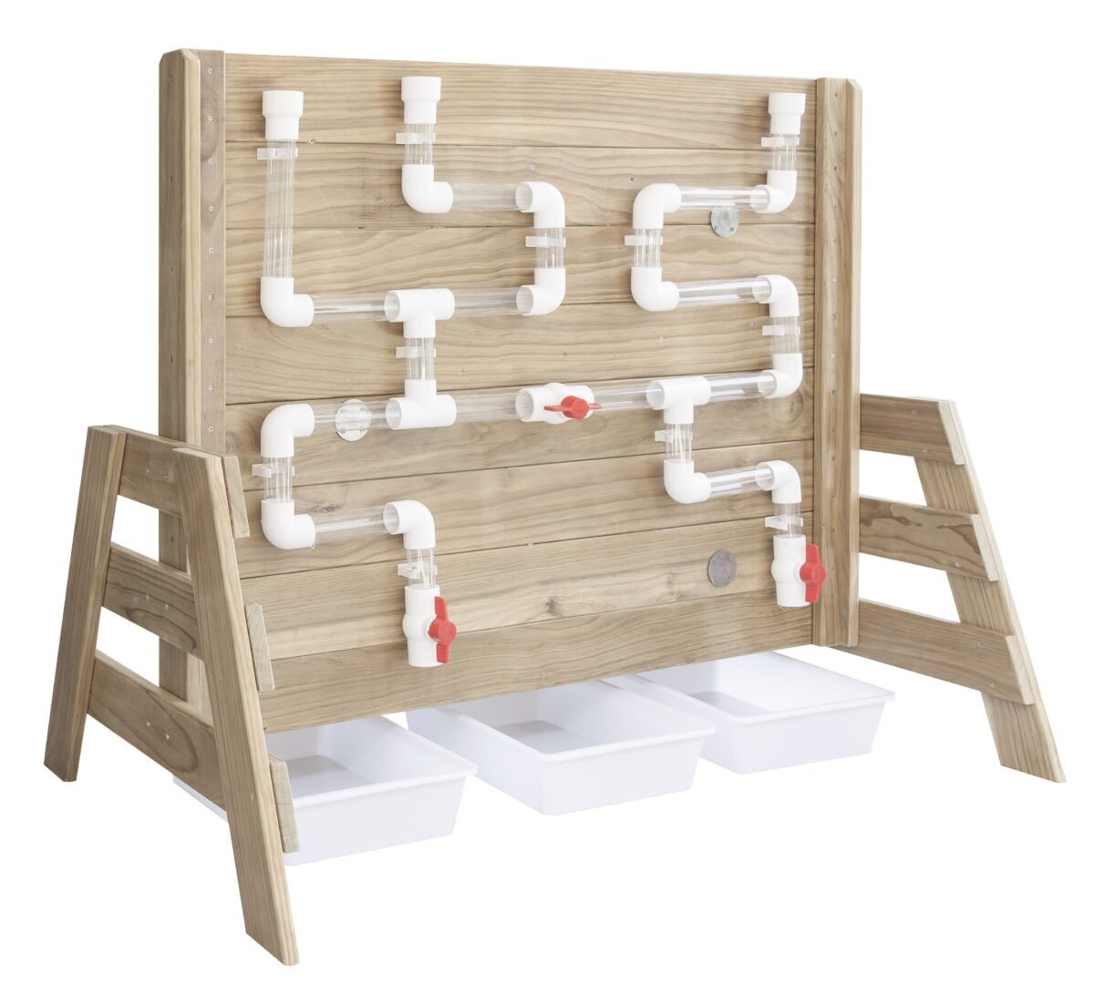 Medinė žaidimų sienelė vandeniui ir smėliui – Paveikslėlis 10