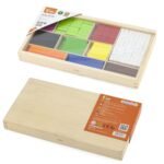 Medinės Cuisenaire lazdelės matematiniam lavinimui, 308 vnt.