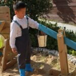 Medinės balansinės svarstyklės smėlio dėžei – Paveikslėlis 3