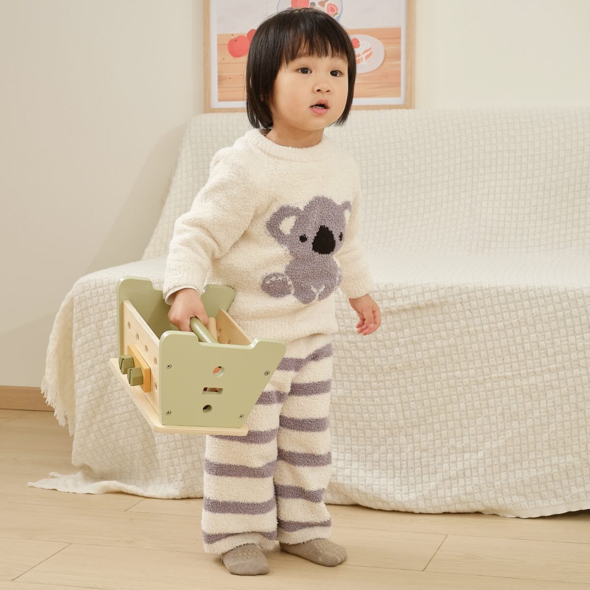 Medinės mini dirbtuvėlės ir įrankių dėžė – Paveikslėlis 3