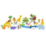 Medinės savanos gyvūnų kaladėlės dėžutėje, 55 detalės – Paveikslėlis 6