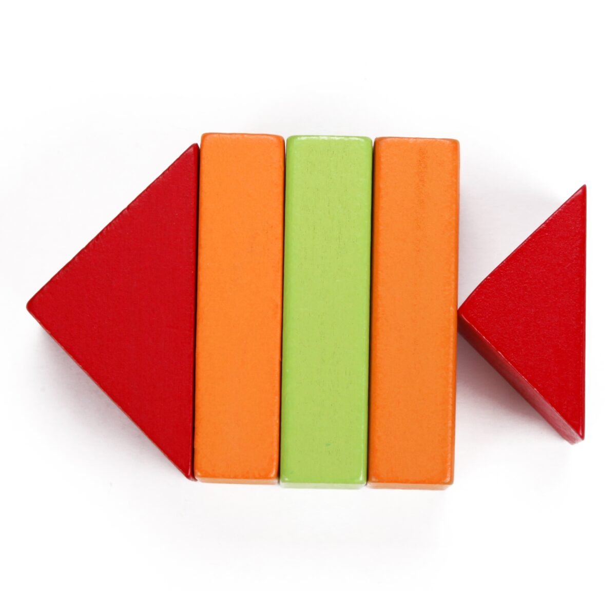 Medinės statybinės kaladėlės, 100 spalvotų dalių – Paveikslėlis 15