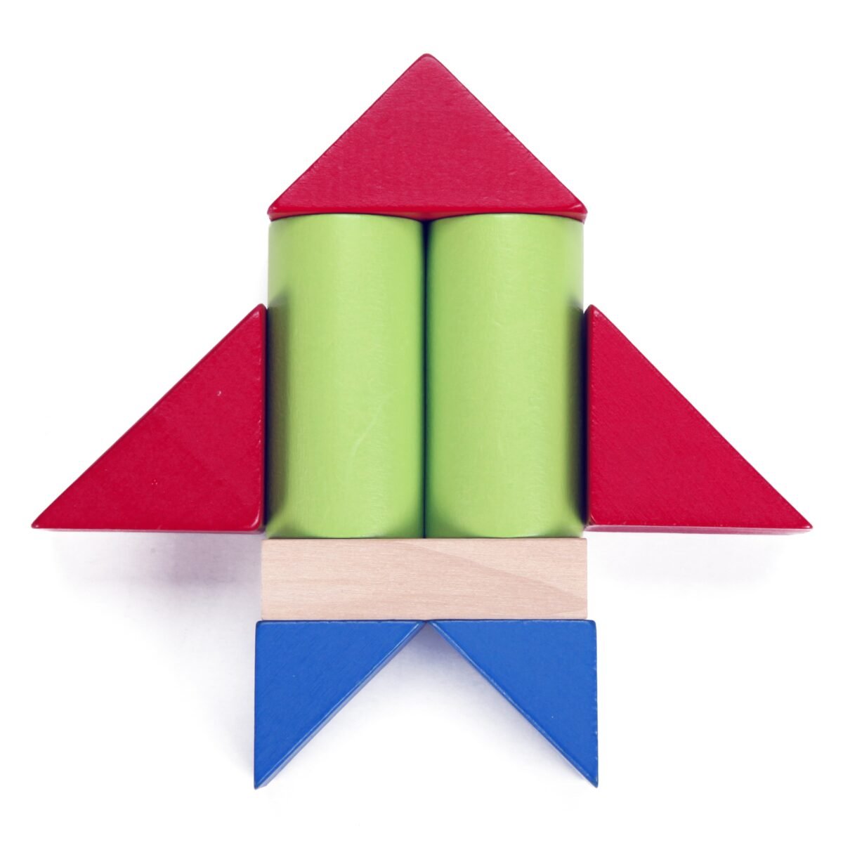 Medinės statybinės kaladėlės, 100 spalvotų dalių – Paveikslėlis 8