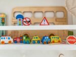 Medinės vėrimo kaladėlės su transporto priemonėmis, 13 dalių – Paveikslėlis 4