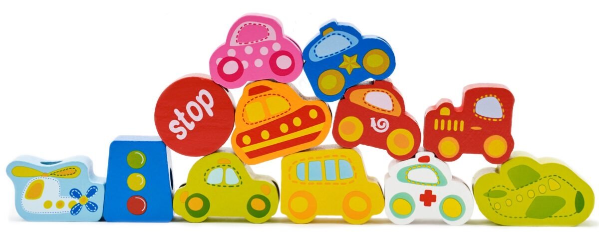 Medinės vėrimo kaladėlės transporto priemonės, 13 dalių – Paveikslėlis 8