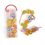 Medinės zoologijos sodo suvėrimo kaladėlės, 12 dalių – Paveikslėlis 3