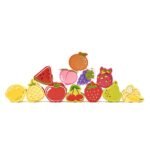 Mediniai vaisių vėrimo karoliukai 13 dalių – Paveikslėlis 16