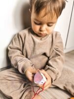 Mediniai vaisių vėrimo karoliukai 13 dalių – Paveikslėlis 5