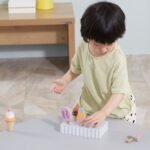 Medinis 5 dalių ledų ant pagaliukų rinkinys su stovu – Paveikslėlis 15