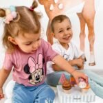 Medinis 5 dalių ledų ant pagaliukų rinkinys su stovu – Paveikslėlis 4