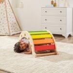 Medinis Montessori daugiafunkcis balansinis tiltelis-sūpynės – Paveikslėlis 8