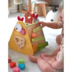 Medinis Montessori lavinamasis kubas 10 viename Laimingo ūkio XXL
