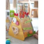 Medinis Montessori lavinamasis kubas 10 viename Laimingo ūkio XXL