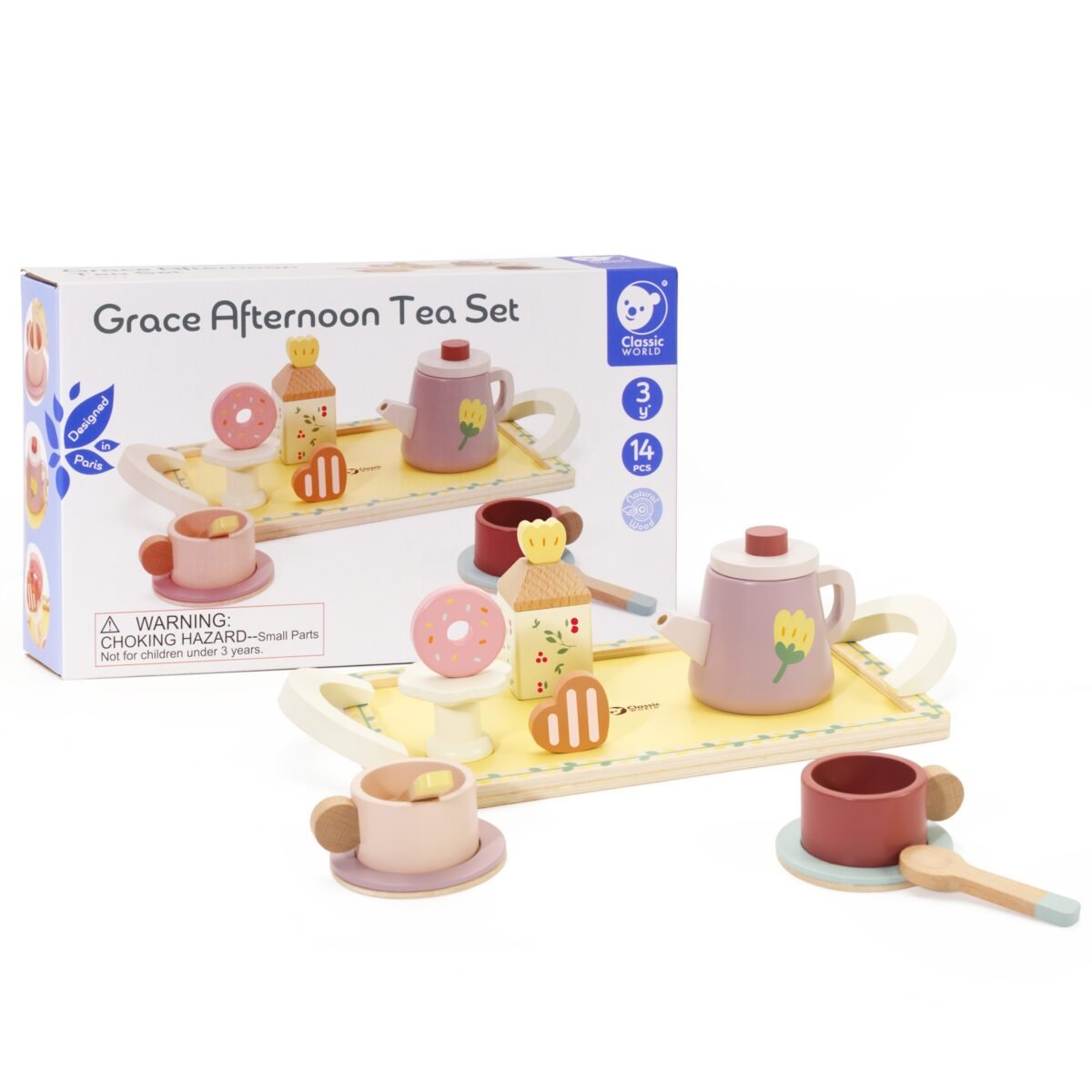 Medinis arbatos ir desertų rinkinys, 14 dalių – Paveikslėlis 6