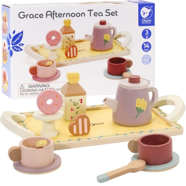 Medinis arbatos ir desertų rinkinys