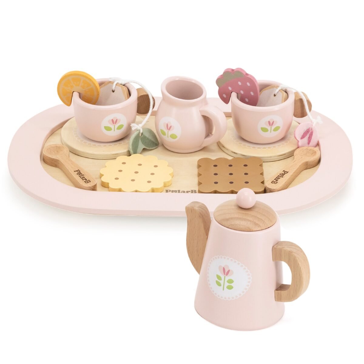 Medinis arbatos žaidimo rinkinys su padėklu – Paveikslėlis 3