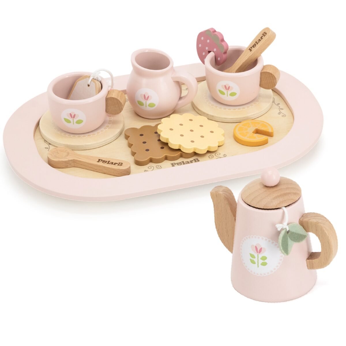 Medinis arbatos žaidimo rinkinys su padėklu – Paveikslėlis 4