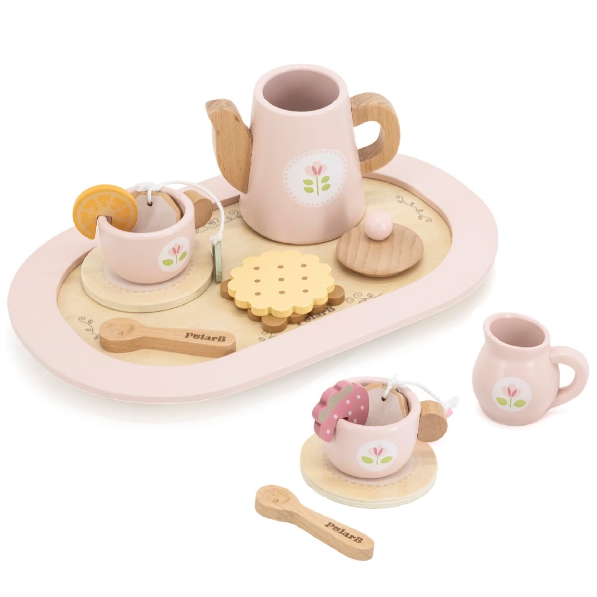 Medinis arbatos žaidimo rinkinys su padėklu – Paveikslėlis 6