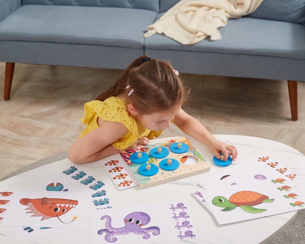 Medinis atpažinimo ir lyginimo žaidimas su jūros gyvūnais – Paveikslėlis 4