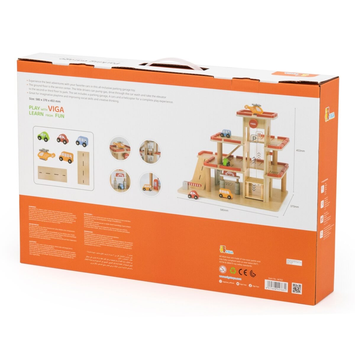 Medinis automobilių garažas su liftu, mašinėlėmis ir sraigtasparniu – Paveikslėlis 14