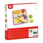 Medinis daržovių ir vaisių pjaustymo rinkinys su lentele, 20 dalių – Paveikslėlis 3