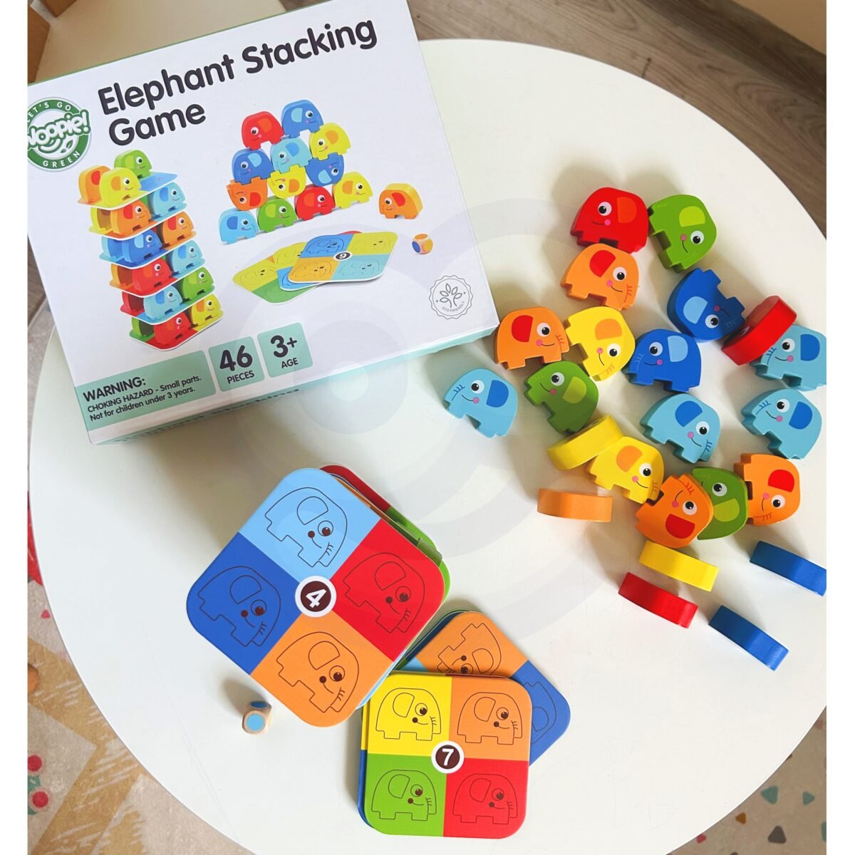 Medinis drambliukas ant drambliuko vikrumo žaidimas – Paveikslėlis 3