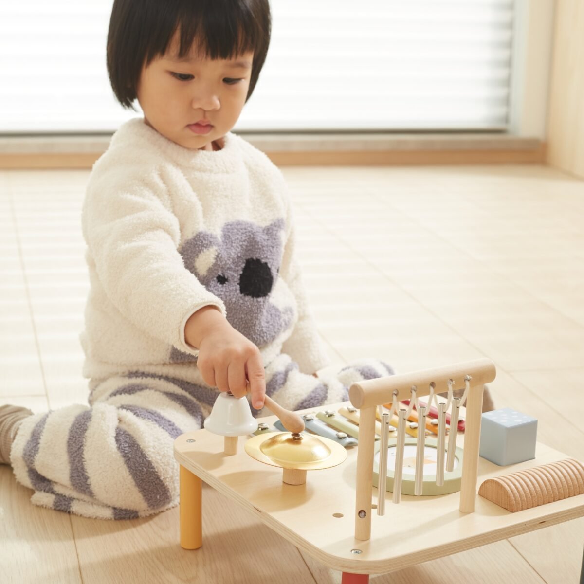 Medinis edukacinis muzikinis staliukas 7in1 – Paveikslėlis 7