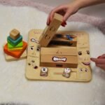 Medinis emocijų ugdymo žaidimas su keičiamais veidukais – Paveikslėlis 8