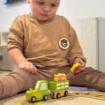 Medinis fermos rinkinys su bėgiais lagamine – Paveikslėlis 3